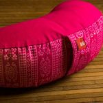 Félhold meditációs párna - rózsaszín