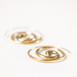 Nagy rézkarika spirál - Nága