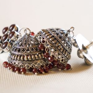 gránátkő ezüstözött