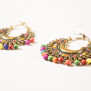 Nagy karika fülbevaló [3 színben]