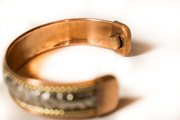 Mágneses réz karperec - Bharata Webshop